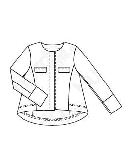 Veste en Polyester n°116 | Burda Style 05/20