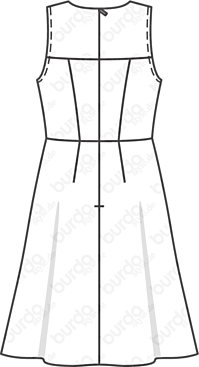 Robe en Polyester n°120 | Burda Style 08/20