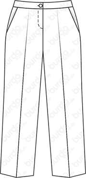 A, B Pantalon en Viscose n°126 | Burda Style 09/20