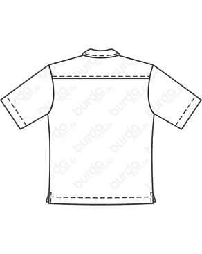 Chemise pour homme en Viscose n°128 | Burda Style 06/20