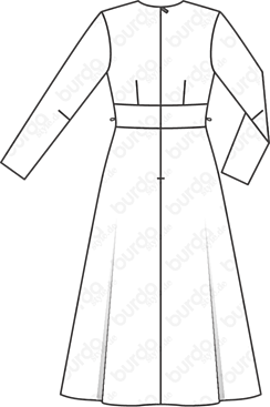 Robe en Viscose n°113 | Burda Style 08/20