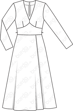 Robe en Viscose n°113 | Burda Style 08/20