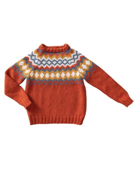 Pull pour enfant en Tricot n°135 | Burda Style 10/20