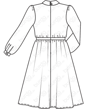 Robe en Viscose n°101 | Burda Style 10/20