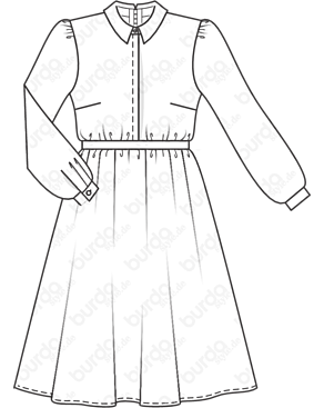 Robe en Viscose n°101 | Burda Style 10/20