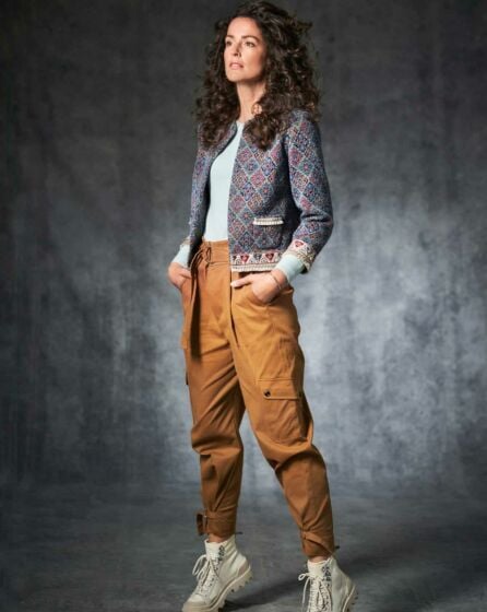 A, B Veste en Jacquard n°110 | Burda Style 10/20