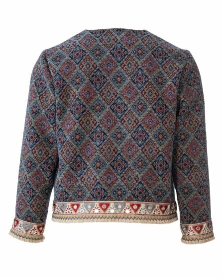 A, B Veste en Jacquard n°110 | Burda Style 10/20