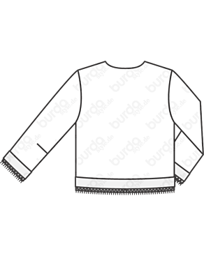 A, B Veste en Jacquard n°110 | Burda Style 10/20