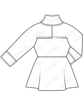 Veste en Fourrure synthétique n°115 | Burda Style 10/20