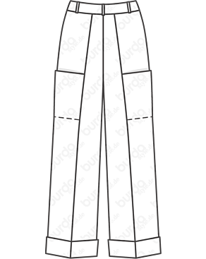 Pantalon cargo en Crêpe n°115 | Burda Style 11/20