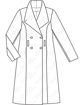 Manteau en Laine n°117 | Burda Style 11/20