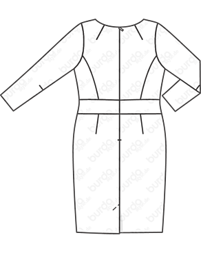 Robe en Satin n°130 | Burda Style 11/20