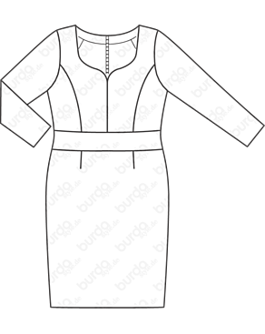 Robe en Satin n°130 | Burda Style 11/20