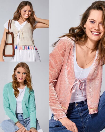 Cardigan en Velours n°1 | Burda Easy 3/20