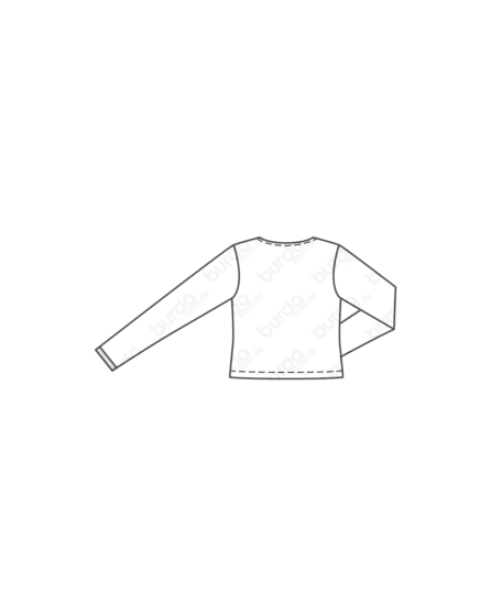 Cardigan en Velours n°1 | Burda Easy 3/20