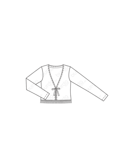 Cardigan en Velours n°1 | Burda Easy 3/20