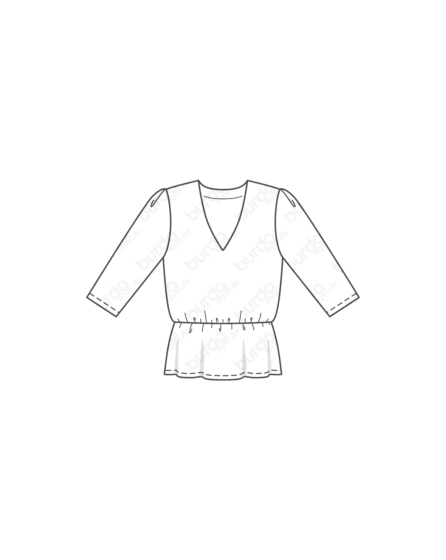 Robe en Crêpe n°3 | Burda Easy 5/20