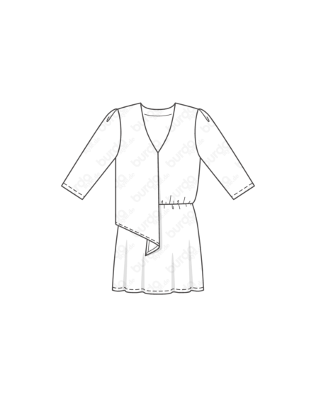 Robe en Crêpe n°3 | Burda Easy 5/20