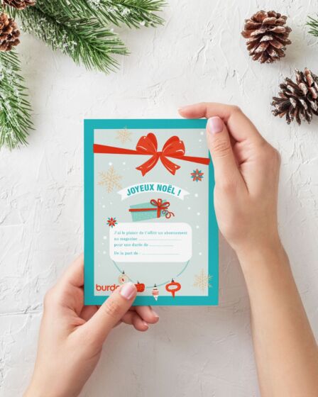 Carte Cadeau Abonnement Burda - Noël 2024