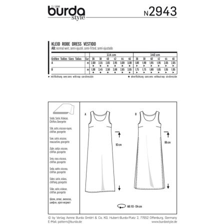 Robe semi-ajustée n°2943