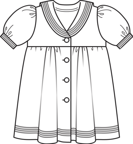 Robe en popeline n°146 | Burda Style 07/12