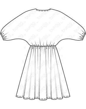 Robe en Viscose n°109 | Burda Style 12/20