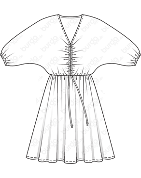 Robe en Viscose n°109 | Burda Style 12/20