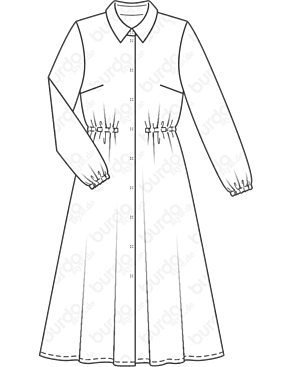 Robe en Tissu léger n°108 | Burda Style 01/21