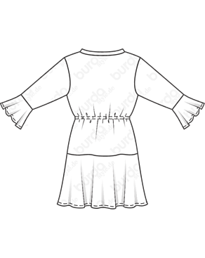 Robe en Tissu léger n°115 | Burda Style 01/21