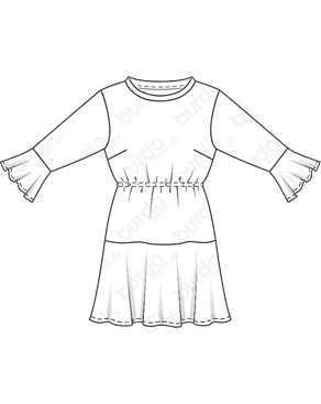 Robe en Tissu léger n°115 | Burda Style 01/21