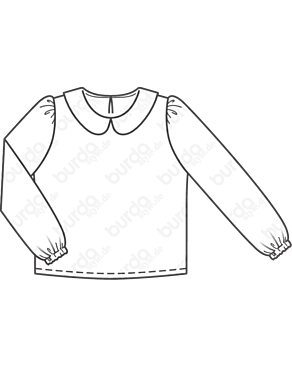 Blouse en Viscose n°132 | Burda Style 01/21