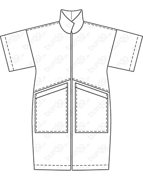 Manteau en Coton n°105 | Burda Style 02/21