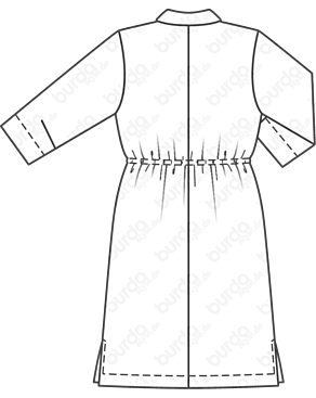 Robe en Coton n°129 | Burda Style 02/21