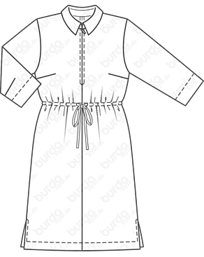 Robe en Coton n°129 | Burda Style 02/21