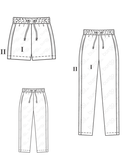 Pantalon en Tissu de jogging n°4 | Burda Easy 1/21