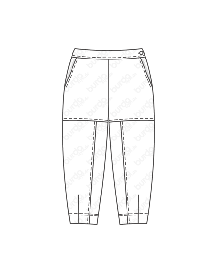 Pantalon en Twill n°126 | Burda Style 3/21