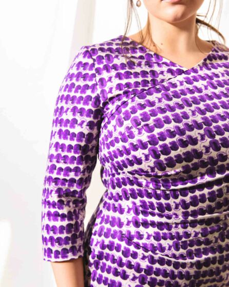 Robe en Tissu extensible n°120 | Burda Style 4/21