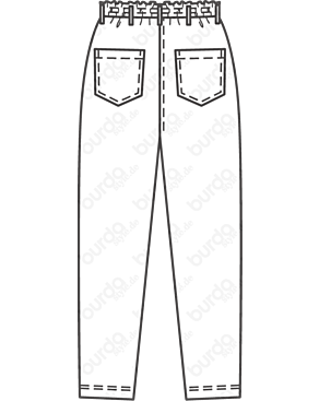 Pantalon en Coton n°102 | Burda Style 05/21