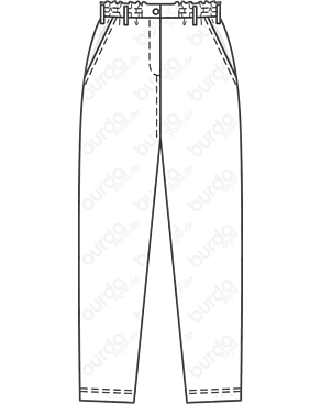 Pantalon en Coton n°102 | Burda Style 05/21