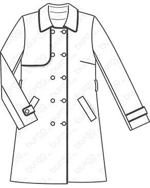 Veste en Coton n°104 | Burda Style 05/21