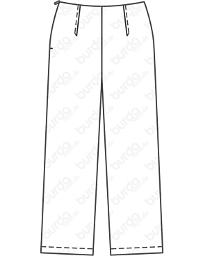 Pantalon en Coton n°125 | Burda Style 05/21