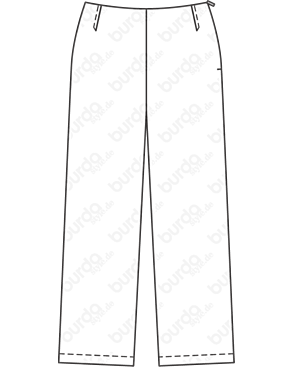 Pantalon en Coton n°125 | Burda Style 05/21