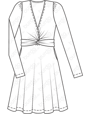 Robe en Jersey n°113 | Burda Style 07/21