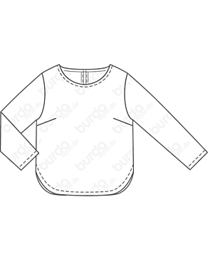 Top en Lycra , Jersey n°125 | Burda Style 08/21