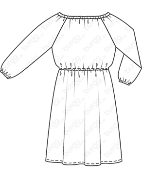 Robe en Crêpe n°126 | Burda Style 07/21