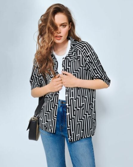 Blouse en Popeline n°3 | Burda Easy 4/2021