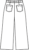 Pantalon en Velours n°106 | Burda Style 10/21