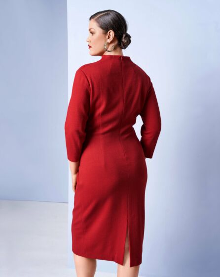 Robe en maille n°402 | Burda Style HS Plus Automne/Hiver