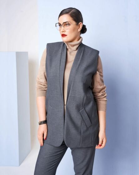 Gilet en coton n°406 | Burda Style HS Plus Automne/Hiver
