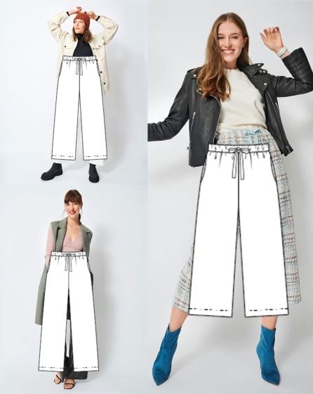 Pantalon en Velours n° 5 | Burda Easy n°6/2021